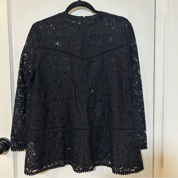 Zara lace swing long sleeve top - Picture 4 of 12